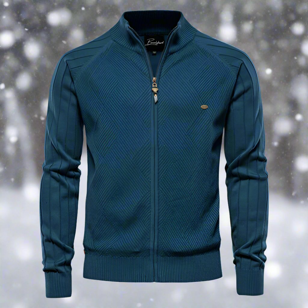 Men's Athletic Full Zip Jacket - Nocini