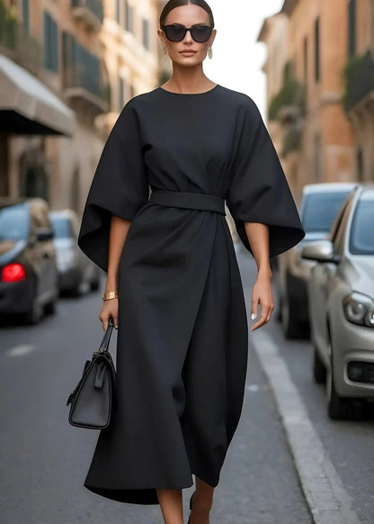 Long Sleeve Maxi Dress for Women - Elegant Casual Style - Nocini