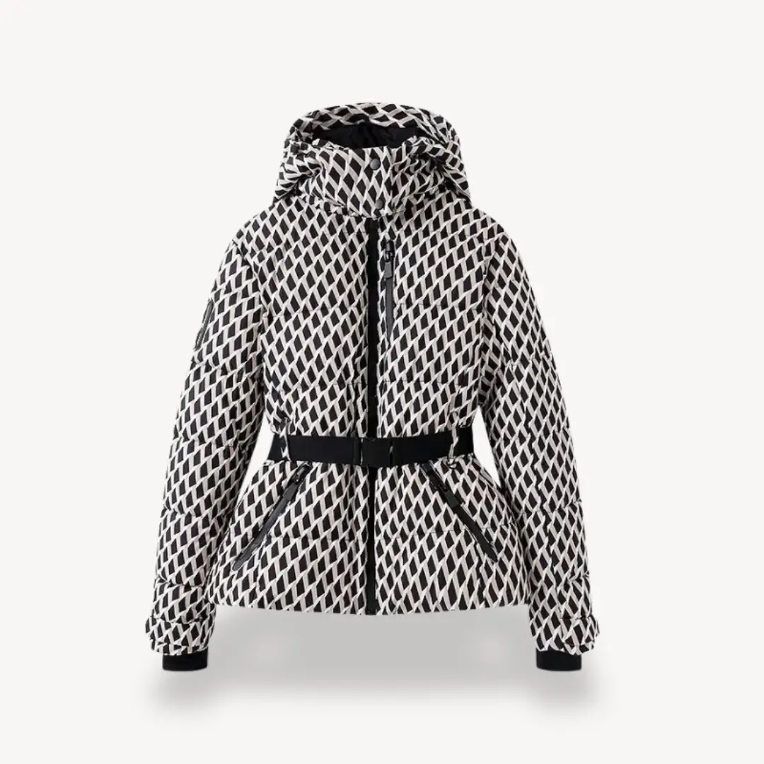 Women's Quilted Parka Jacket - Warm & Fitted - Nocini