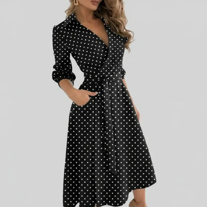 Flattering Waist Midi Dress for Women