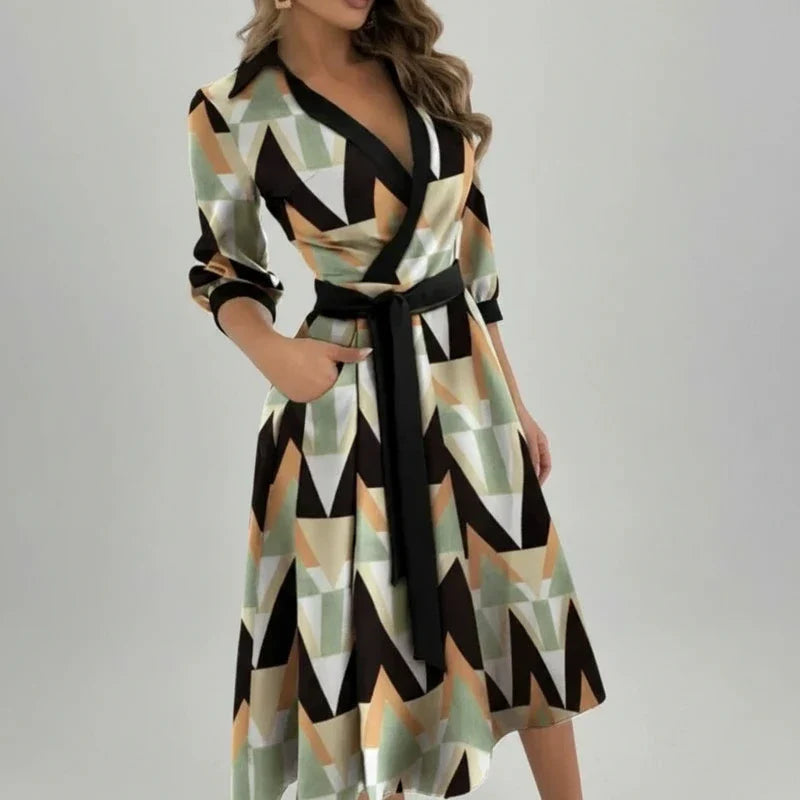 Flattering Waist Midi Dress for Women