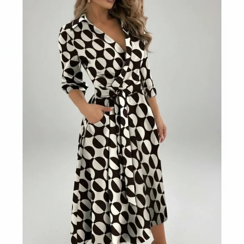 Flattering Waist Midi Dress for Women