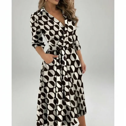 Flattering Waist Midi Dress for Women