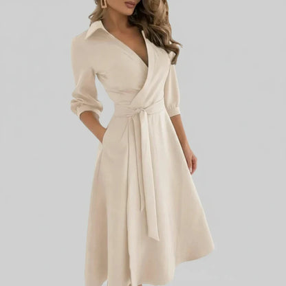 Flattering Waist Midi Dress for Women