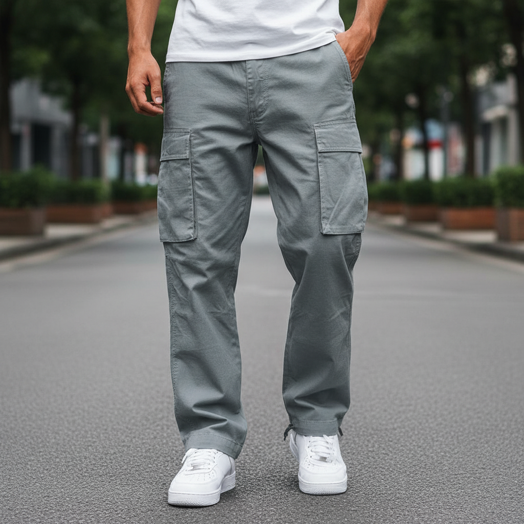 Relaxed Fit Work Pants - Pexav
