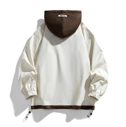 Relaxed Fit Hoodie Jacket with Adjustable Pockets