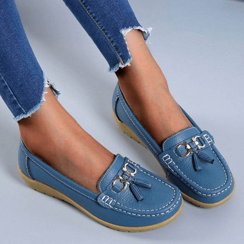 Classic Comfortable High Heel Loafers - Olytrend
