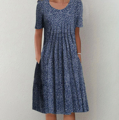Stylish Floral A-Line Sundress for Women
