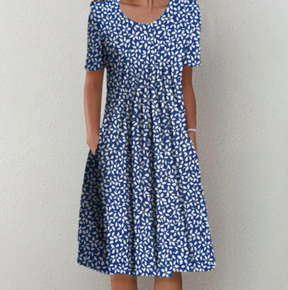 Stylish Floral A-Line Sundress for Women