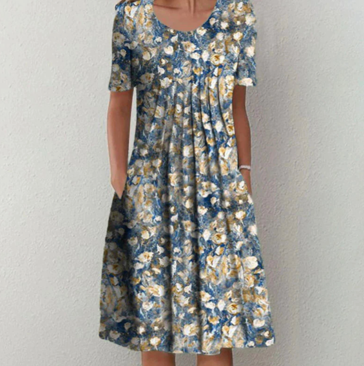 Stylish Floral A-Line Sundress for Women