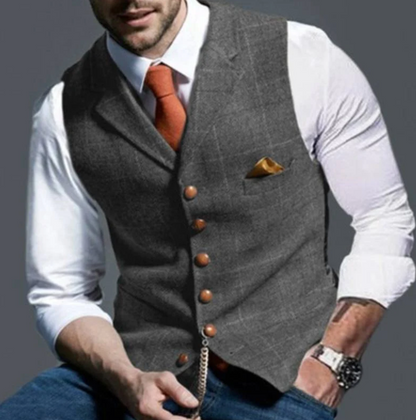 Retro Fit Mens Vest - Timeless Design