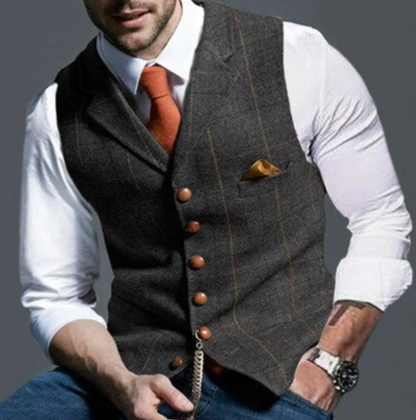 Retro Fit Mens Vest - Timeless Design