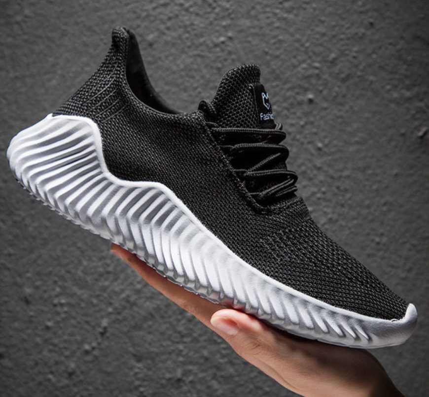 Men's Athletic Shoes - Airy Mesh Upper - Ultra Comfortable Sneakers