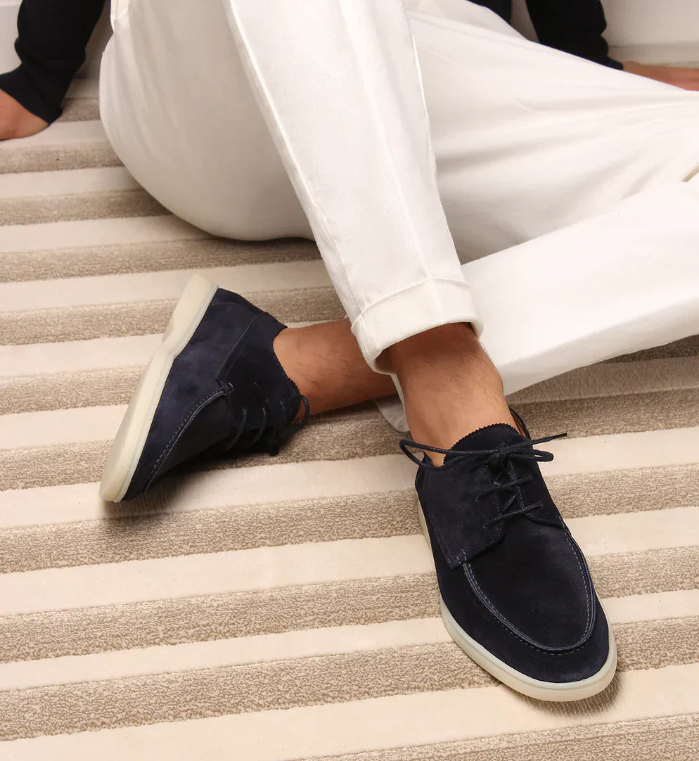 Luxurious Leather Slip On Loafers for Men - Olytrend