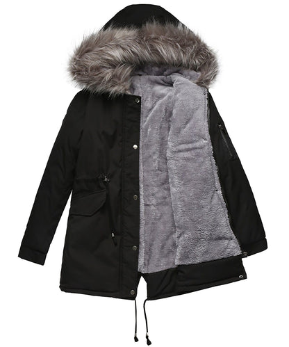 Warm Women's Down Parka Jacket