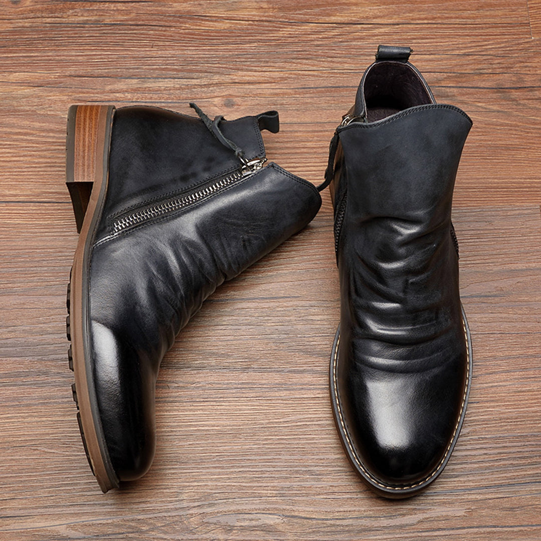 Men's Fashionable Low Heel Boots