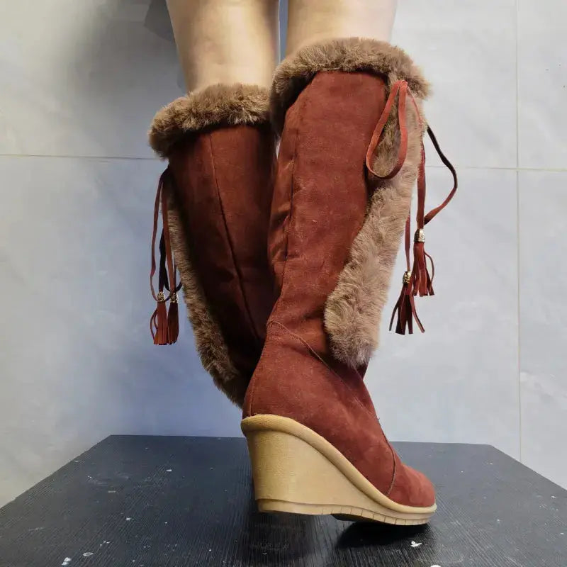 Tall Insulated Women's Boots - Warm and Cozy - Nocini