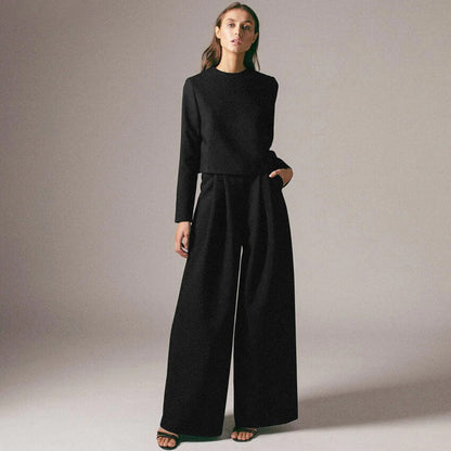 Chic 2-Piece Wide Leg Pants Set