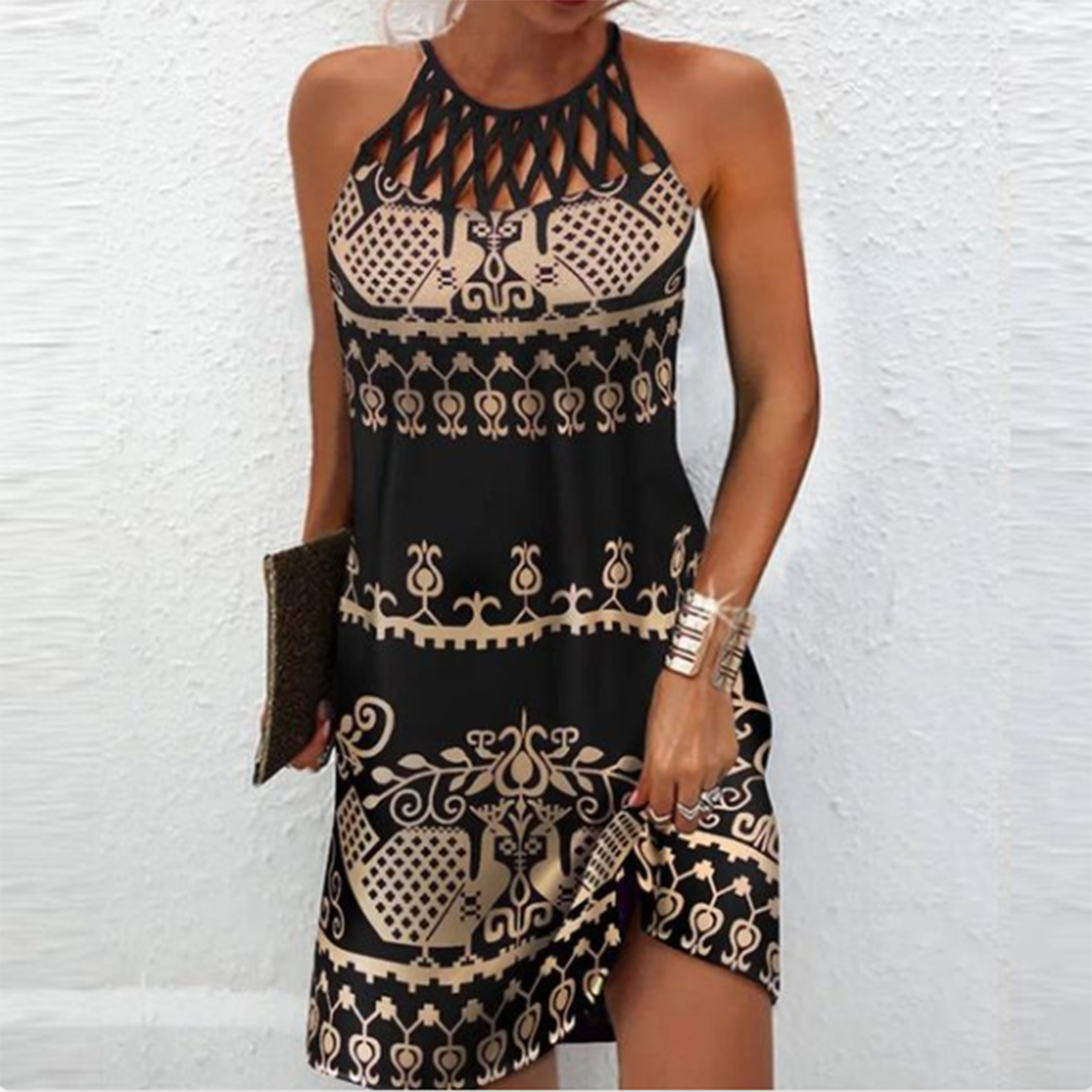 Casual Summer Halter Dress for Women - Nocini
