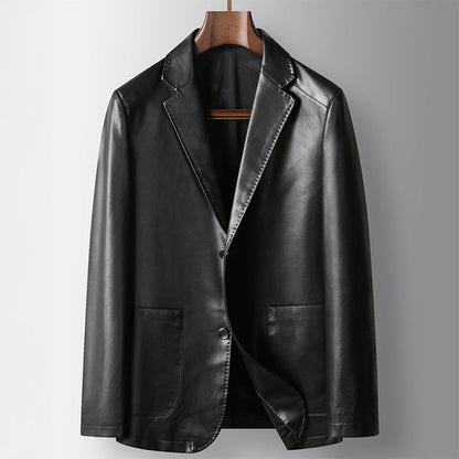 Classic Fit Mens Blazer With Patch Pockets