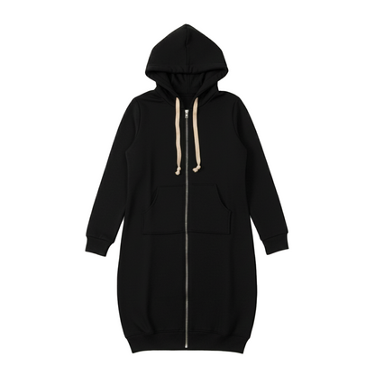Comfy Oversized Zip Up Hoodie for Daily Wear - Nocini