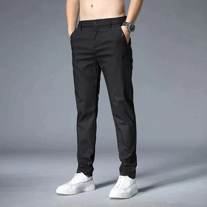 Slim Fit Men's Cotton Stretch Trousers
