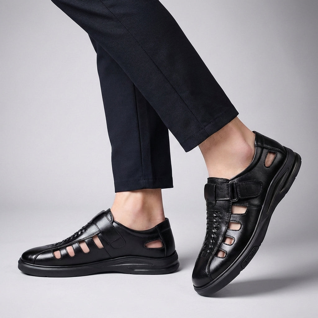 Comfortable Woven Strap Beach Sandals for Men