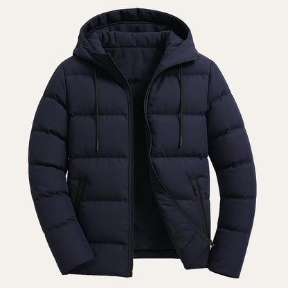 Waterproof Men's Puffer Jacket - Warm Hooded Winter Coat - Nocini