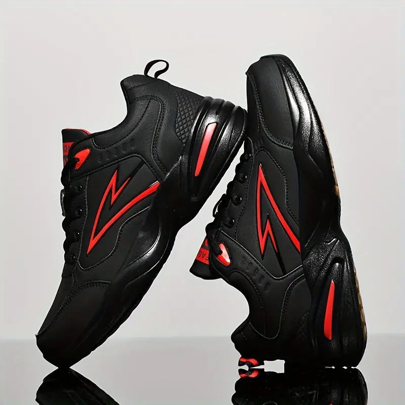 Lightweight Athletic Shoes - Airy Mesh - Cushioned Sole