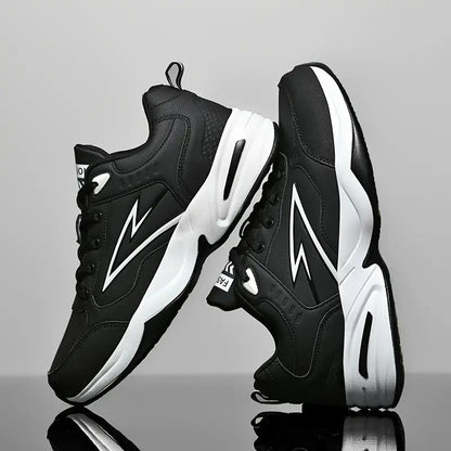 Lightweight Athletic Shoes - Airy Mesh - Cushioned Sole