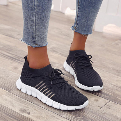 Comfy Women's Running Shoes - Airy Mesh Upper
