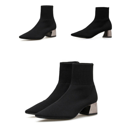 Cozy Low Cut Knit Boot