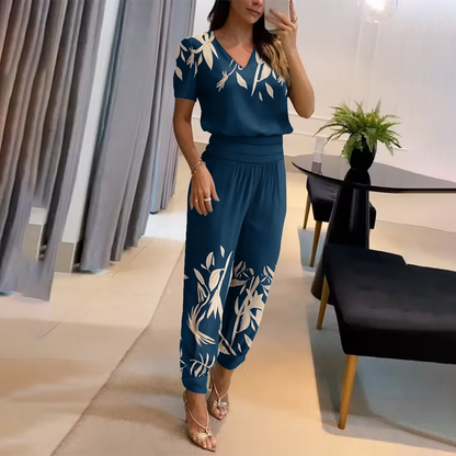 Fashionable Floral Women's Jumpsuit