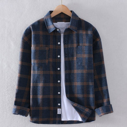 Cozy Plaid Flannel Shirt for Men - Nocini