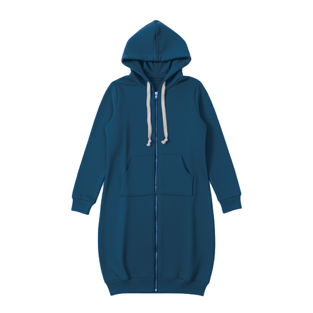 Comfy Oversized Zip Up Hoodie for Daily Wear