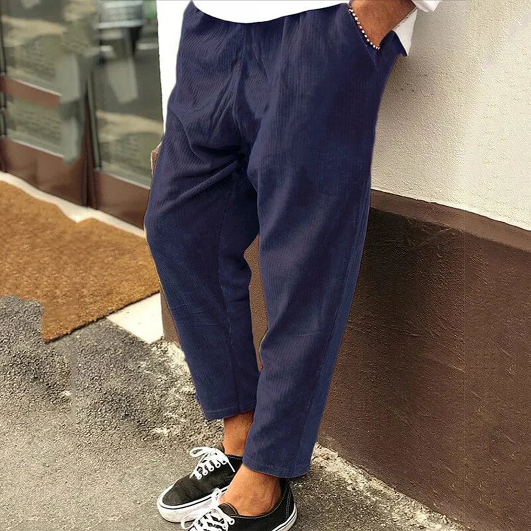 Classic Corduroy Trousers for Men - Olytrend