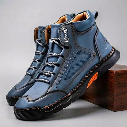 Durable Tan Ankle Boots for Men