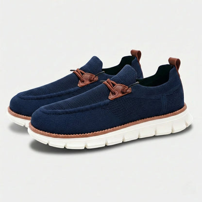 Casual Navy Slip On Shoe