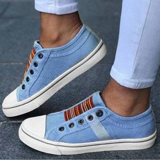 Soft Women's Canvas Slip On Shoes - Nocini