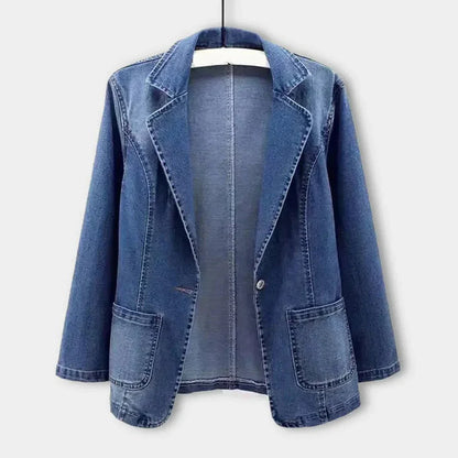 Timeless Dark Blue Classic Denim Jacket