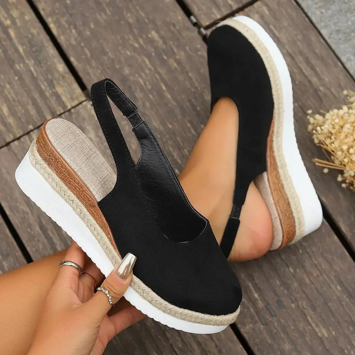 Bohemian Wedge Sandals for Women – Stylish & Comfortable Summer Footwear