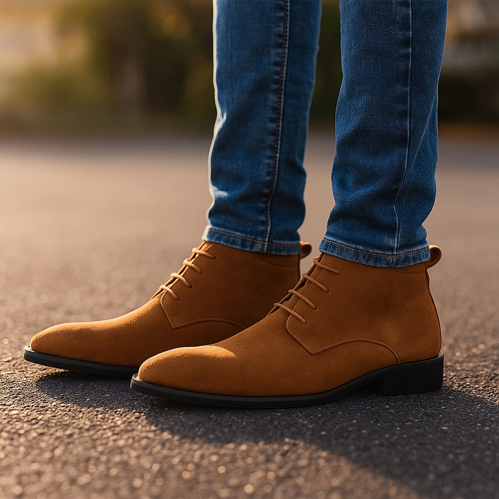 Men's Rugged Ankle Boots | Casual
