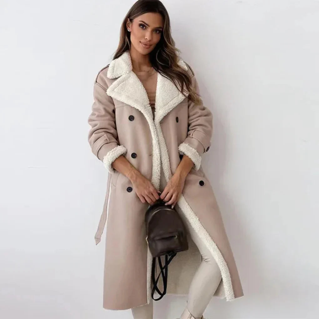 Ladies Classic Trench Winter Coat