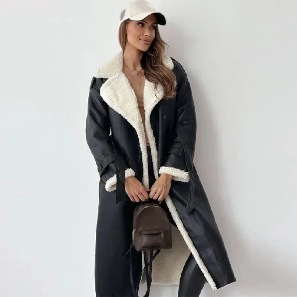 Ladies Classic Trench Winter Coat