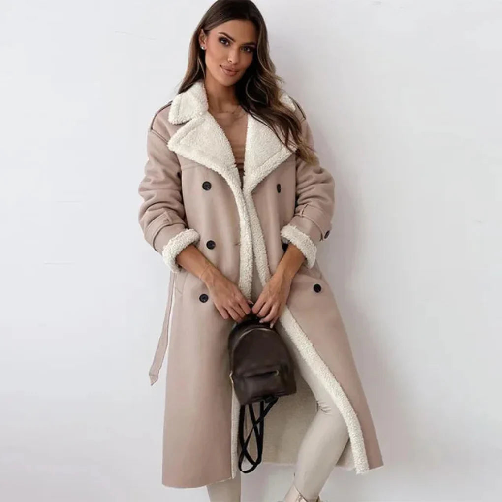 Ladies Classic Trench Overcoat