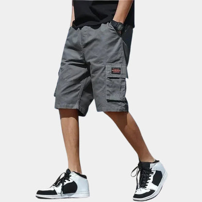 Men's Casual Knee Length Shorts with Multiple Pockets