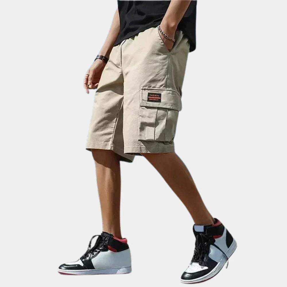 Men's Casual Knee Length Shorts with Multiple Pockets - Nocini