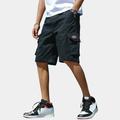 Men's Casual Knee Length Shorts with Multiple Pockets