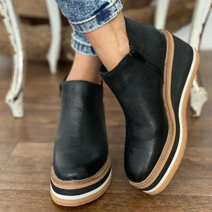 Comfortable Waterproof Women's Ankle Boots with Arch Support