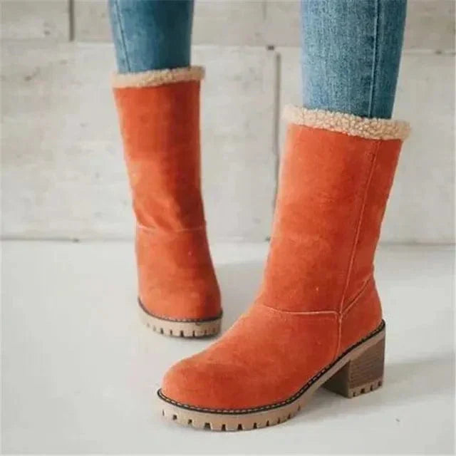 Warm Knee High Wool Winter Boots
